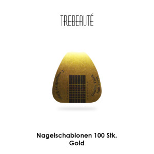 Nagelschablonen - Gold 100 St&uuml;ck