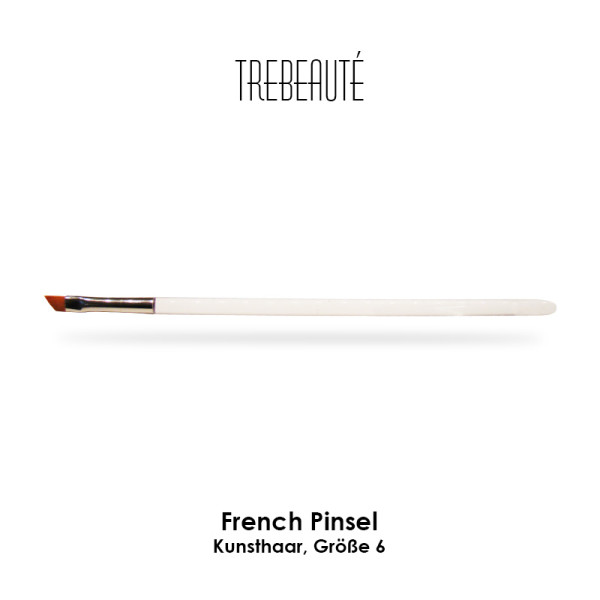French-Pinsel, Größe 6, Länge 19,5cm, schräg-flach, Kunsthaar
