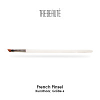 French-Pinsel, Größe 6, Länge 19,5cm, schräg-flach, Kunsthaar