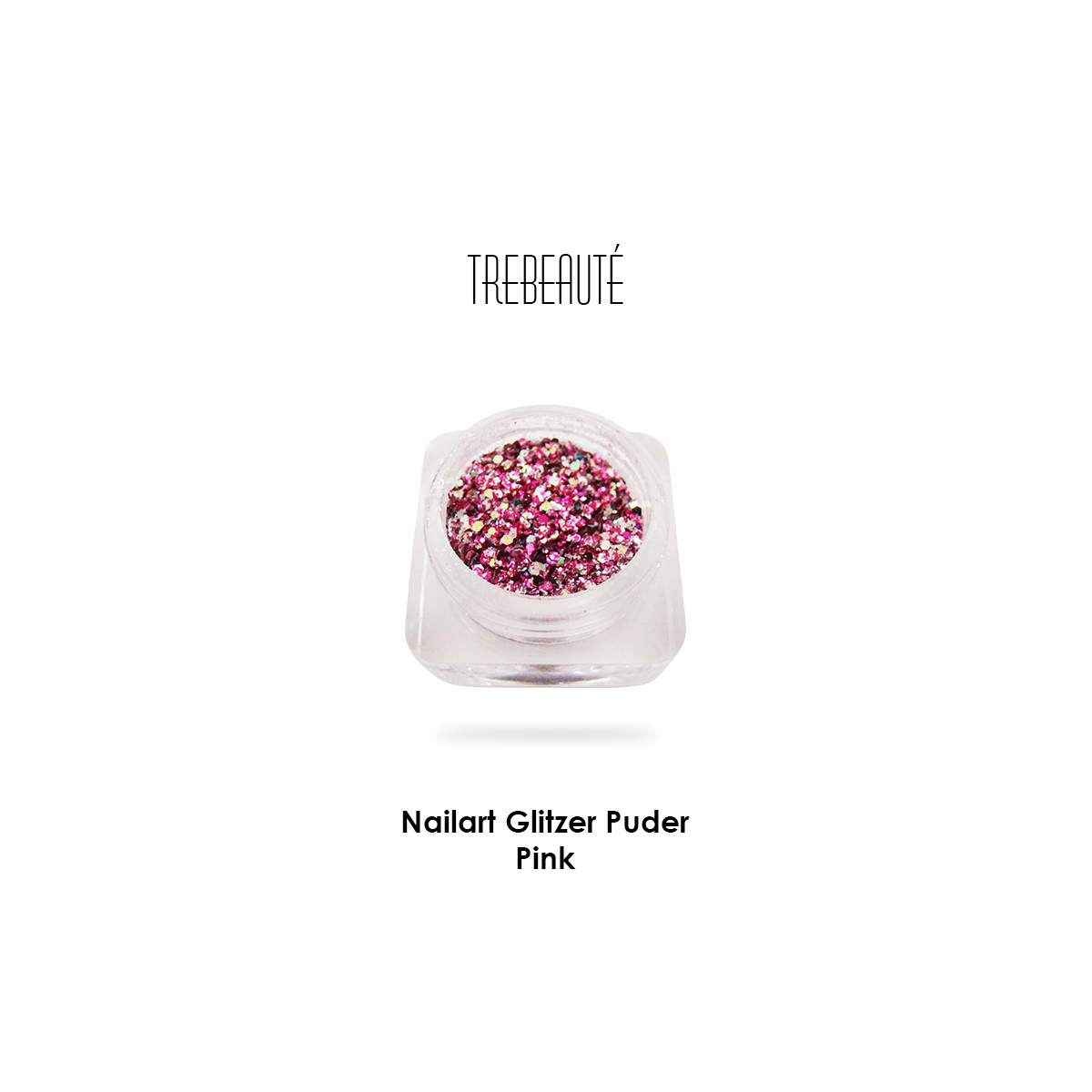 Nailart Glitzer Puder & Glitterstaub, Pink