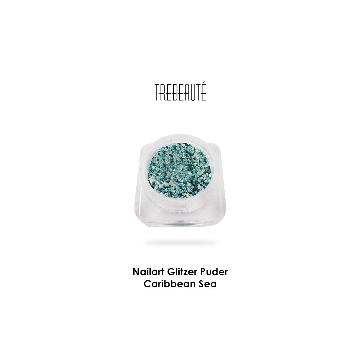 Nailart Glitzer Puder & Glitterstaub, Caribbean Sea