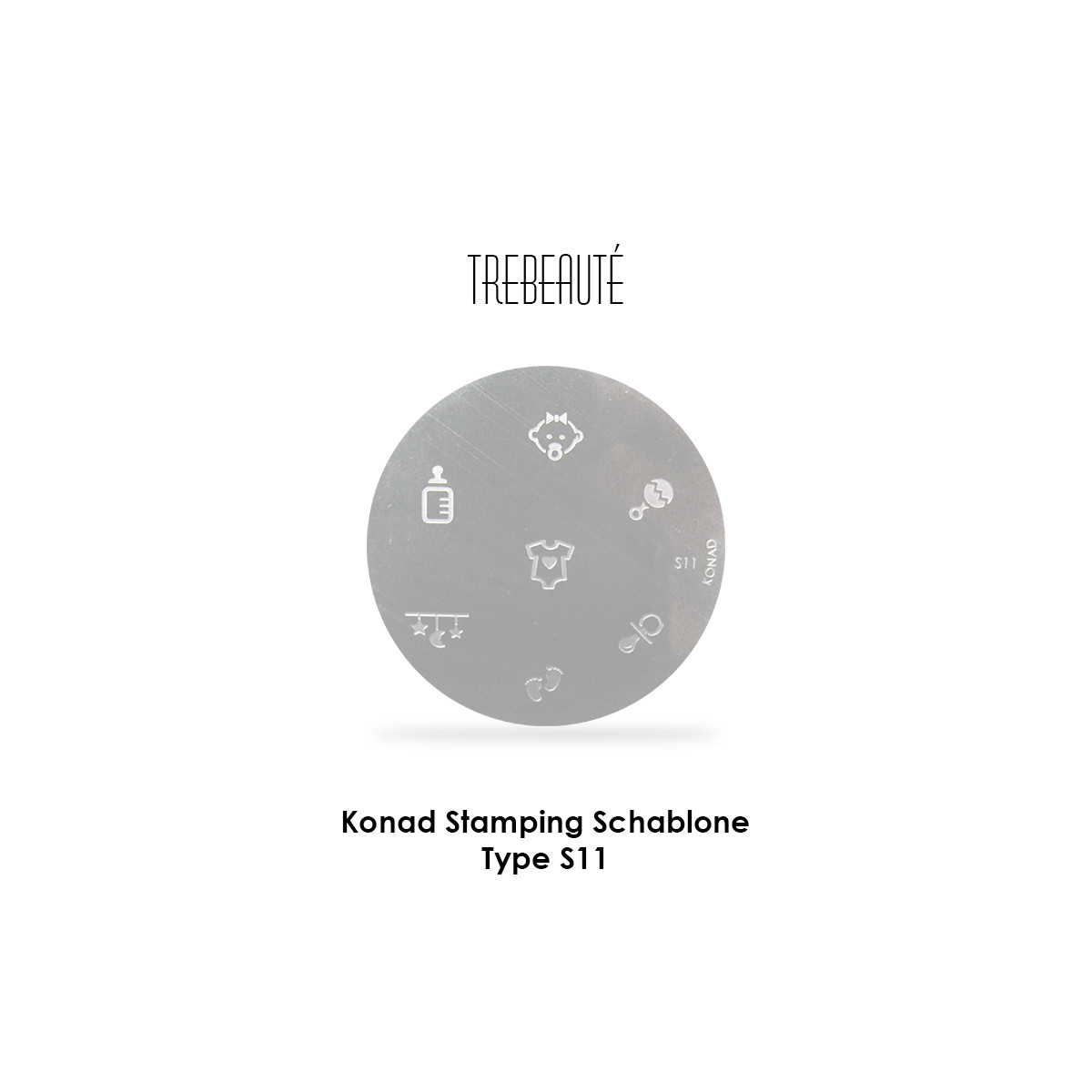 Konad Stamping Schablone - Type S11