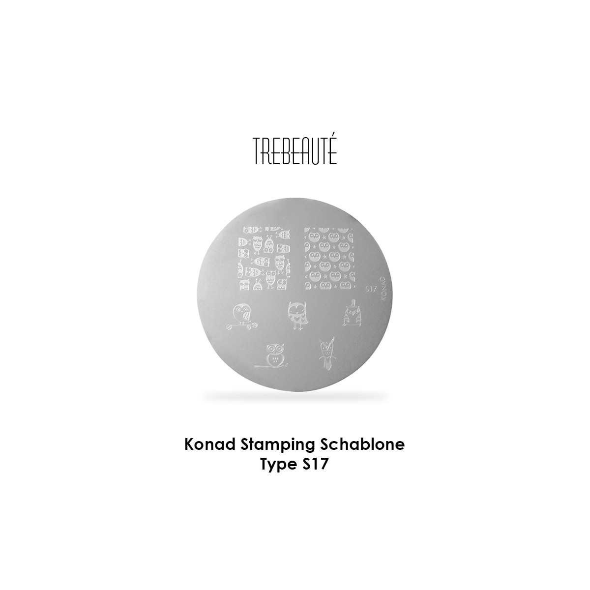 Konad Stamping Schablone - Type S17