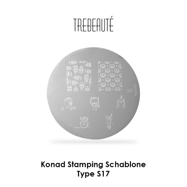 Konad Stamping Schablone - Type S17