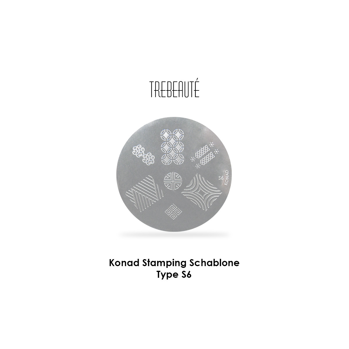Konad Stamping Schablone - Type S6