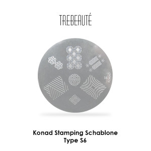 Konad Stamping Schablone - Type S6
