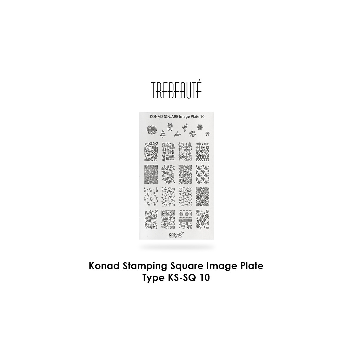 Konad Stamping Square Image Plate - Type KS-SQ 10
