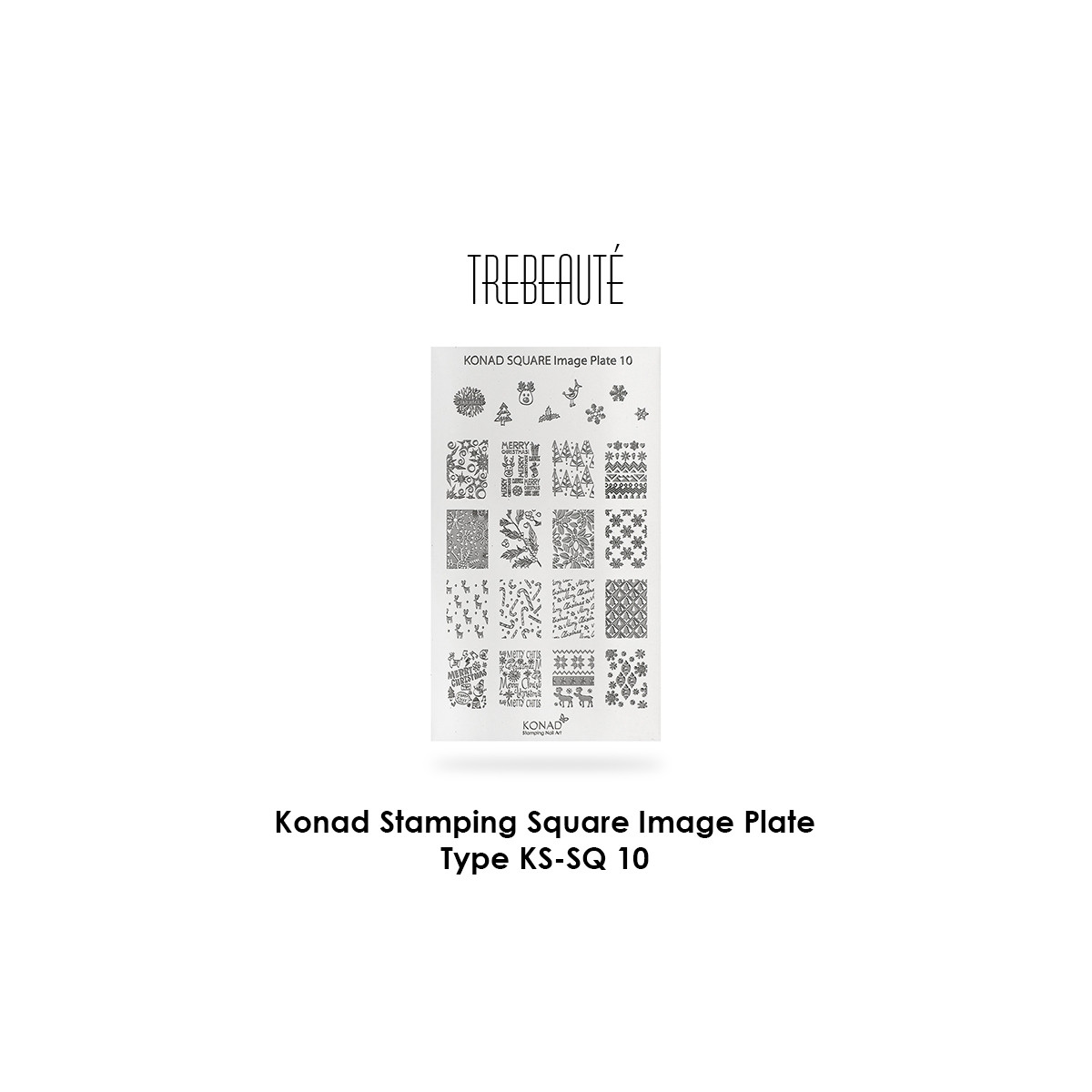 Konad Stamping Square Image Plate - Type box