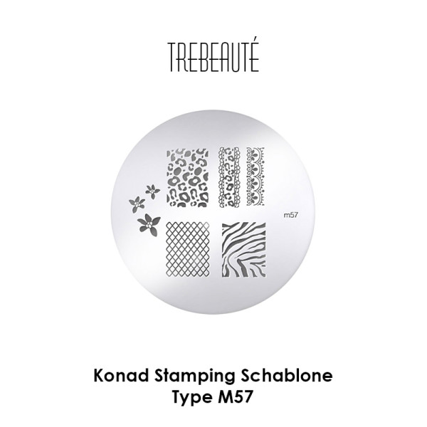 Konad Stamping Schablone - Type M57