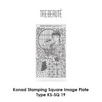 Konad Stamping Square Image Plate - Type KS-SQ 19