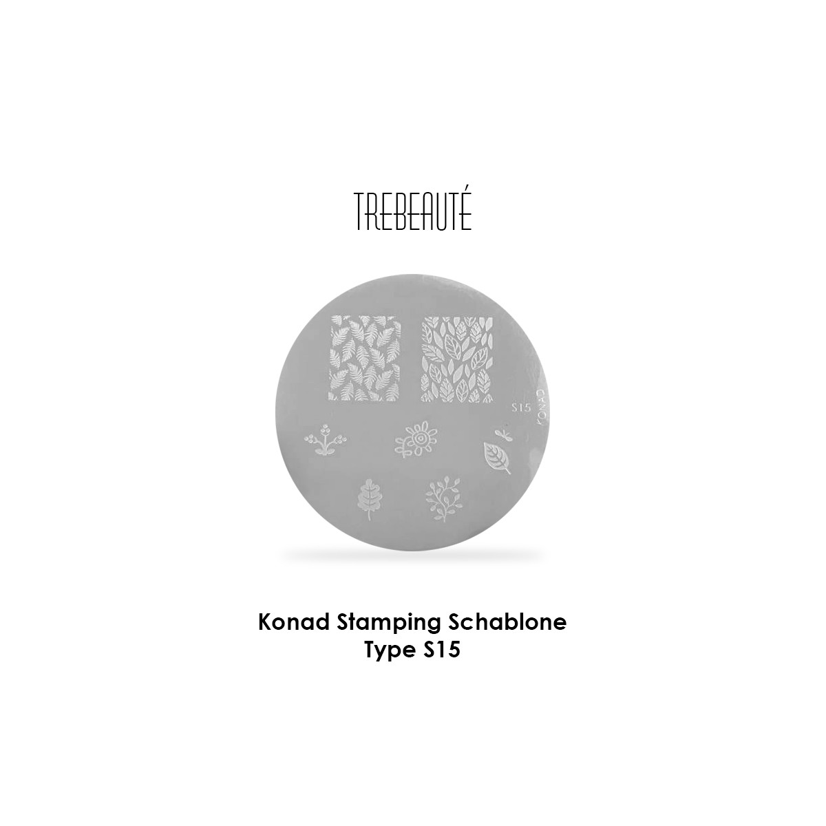 Konad Stamping Schablone - Type S15