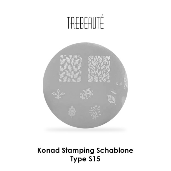 Konad Stamping Schablone - Type S15