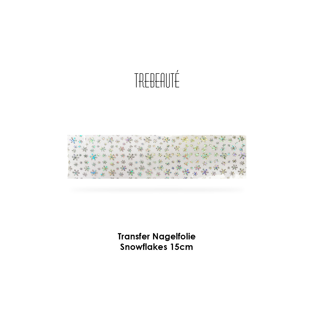 Transfer Nagelfolie - 15cm - Snowflakes /...