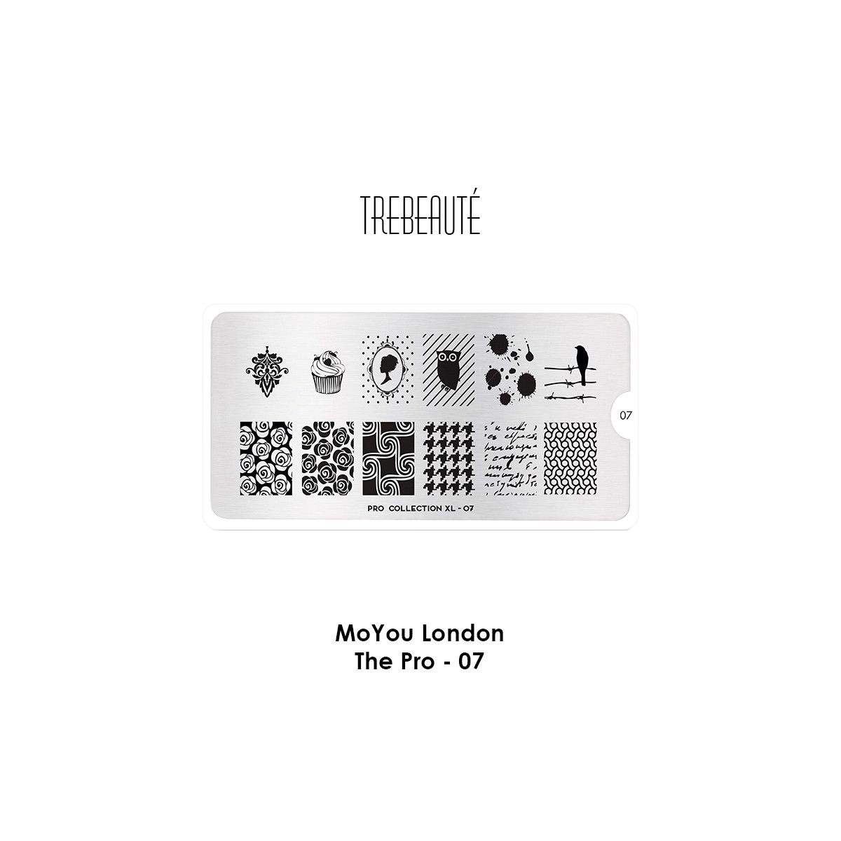 MoYou London - Stamping Schablone - The Pro 07