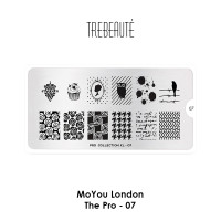 MoYou London - Stamping Schablone - The Pro 07