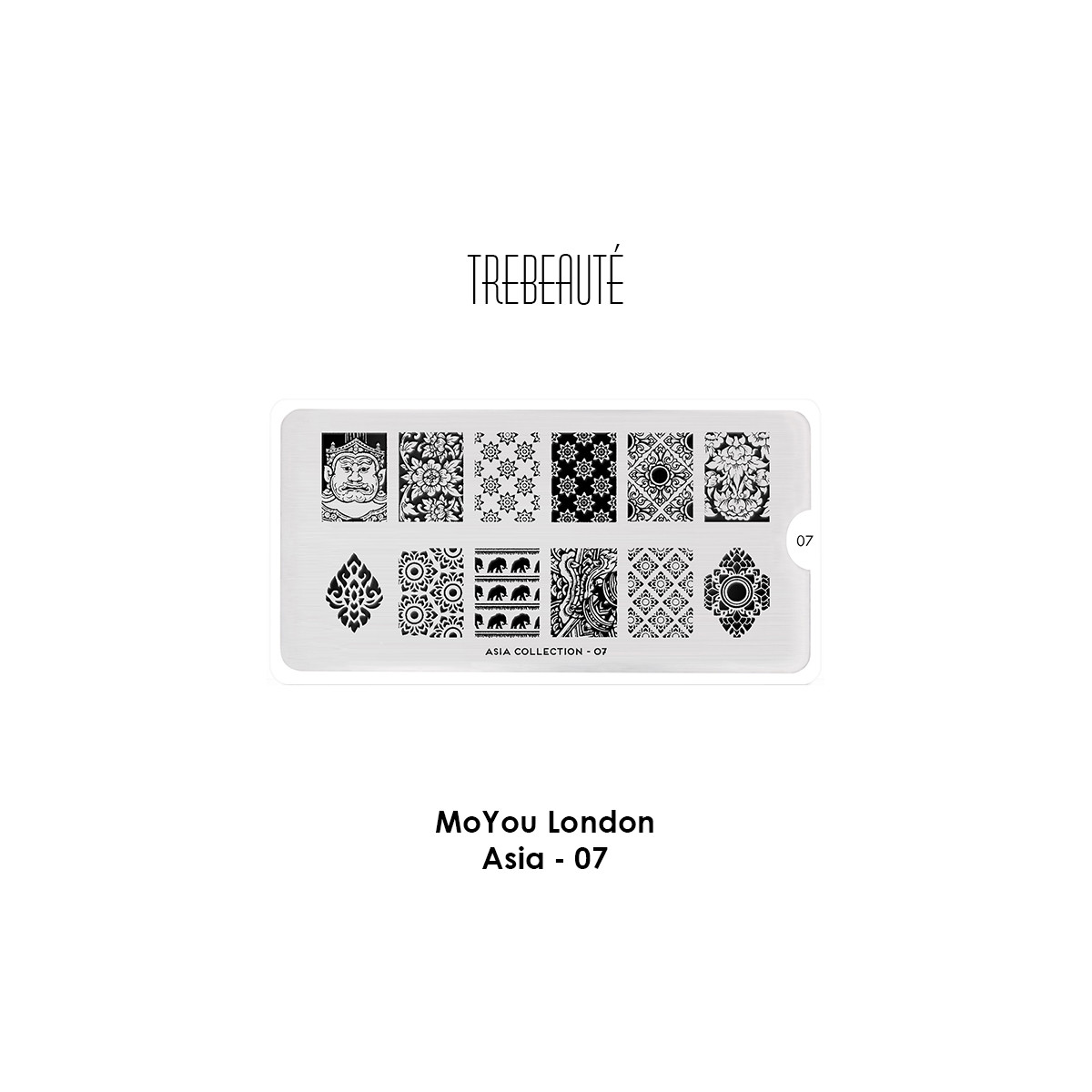MoYou London - Stamping Schablone - Asia 07