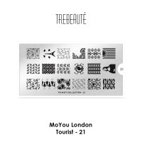 MoYou London - Stamping Schablone - Tourist 21
