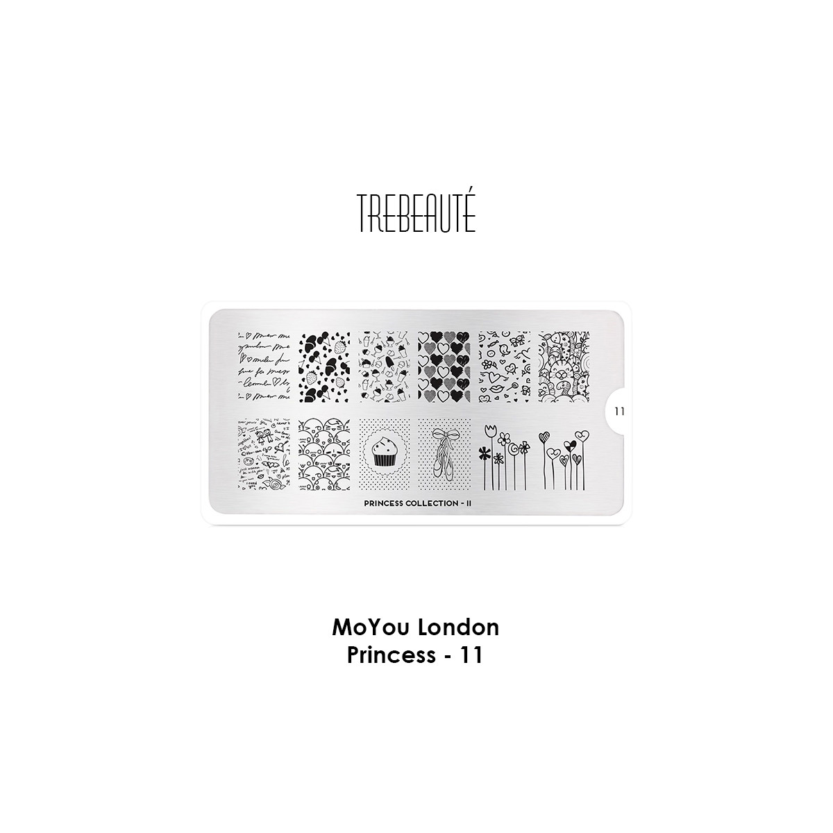 MoYou London - Stamping Schablone - Princess 11