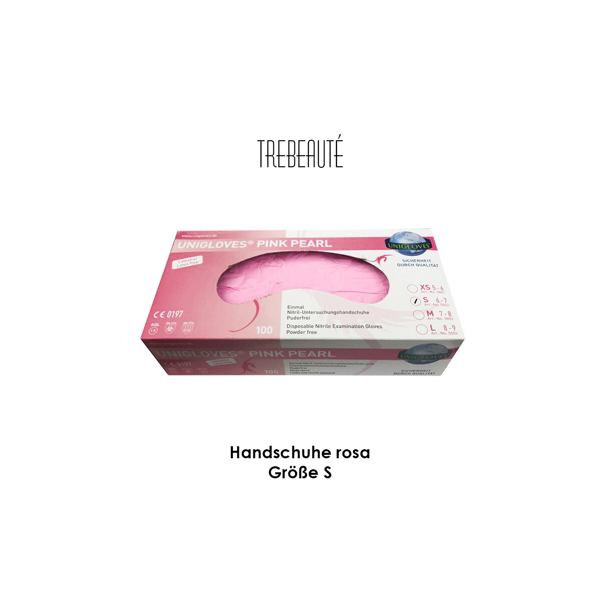 Box Nitril-Handschuhe - Größe S - 100 Stk. Farbe 