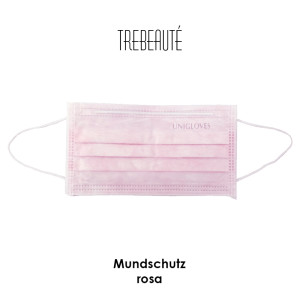 Mundschutz Vlies 3-lagig 50Stk. in Pink