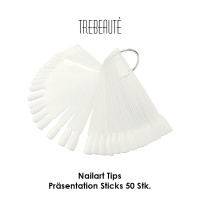 Nailart Tips Präsentation Sticks Fächer - 50Stk.