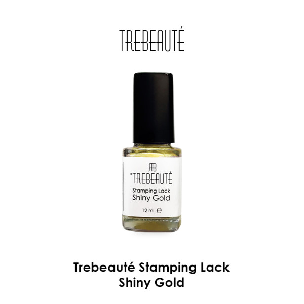 Trebeauté Stamping Lack - Shiny Gold - 12ml