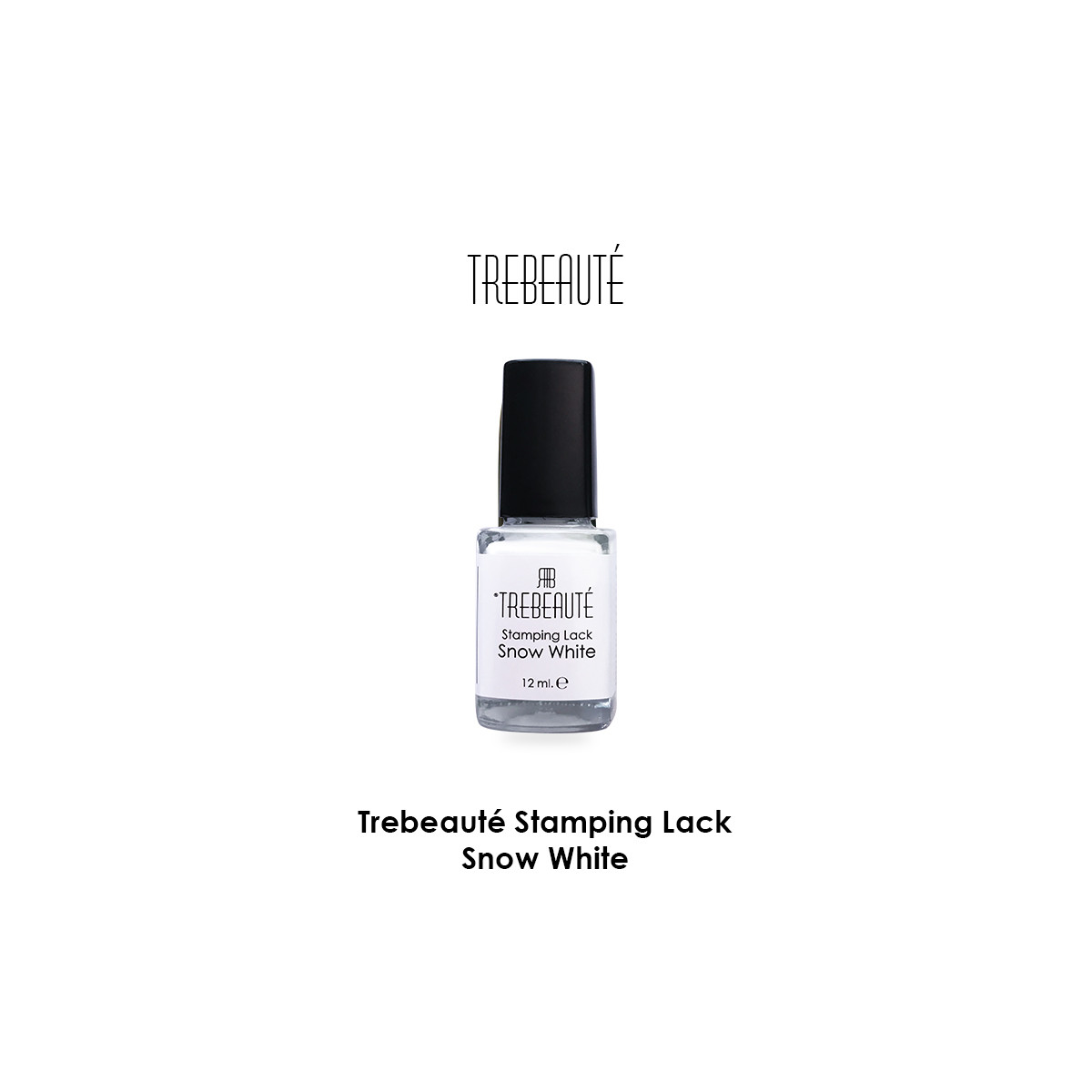 Trebeauté Stamping Lack - Snow White - 12ml