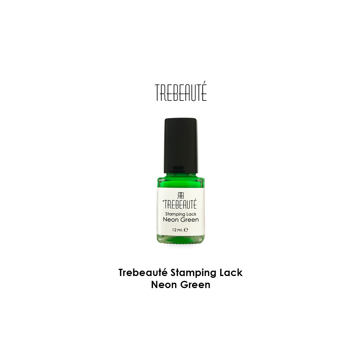 Trebeauté Stamping Lack - Neon Green - 12ml