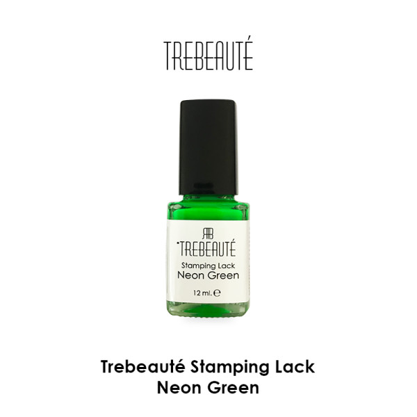 Trebeauté Stamping Lack - Neon Green - 12ml