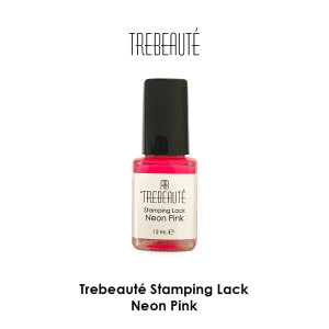 Trebeauté Stamping Lack - Neon Pink - 12ml