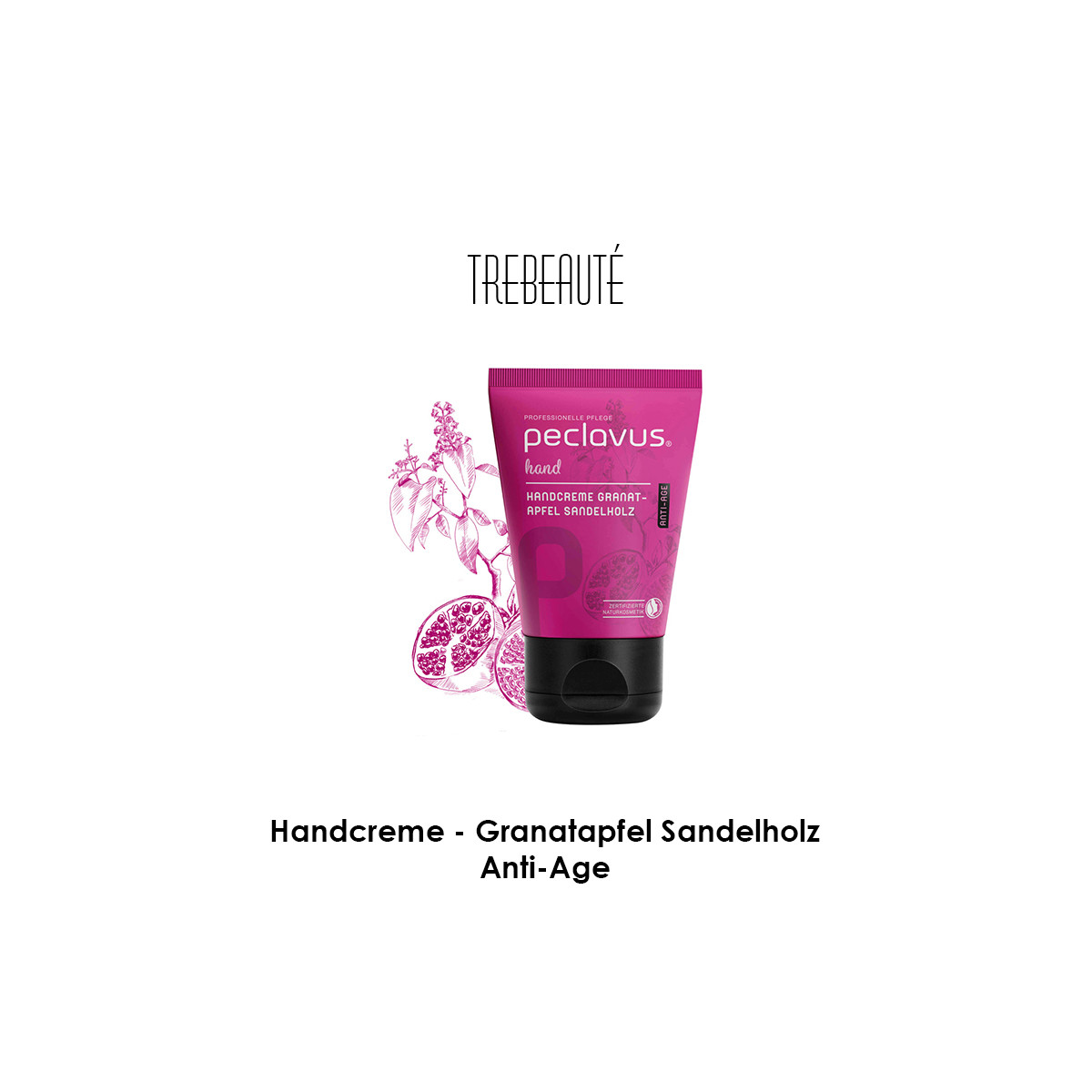Peclavus Handcreme - Granatapfel Sandelholz 30ml