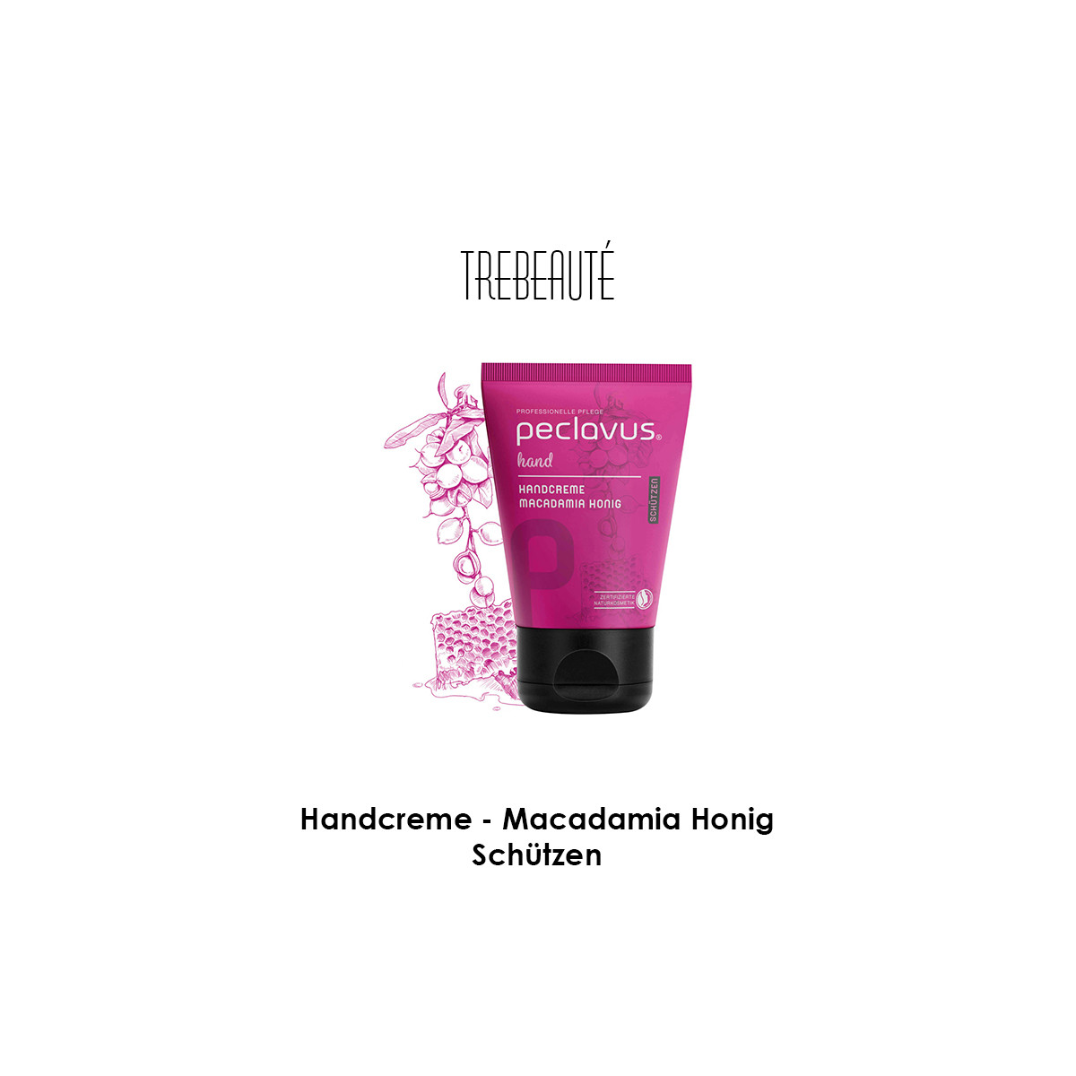 Peclavus Handcreme - Macadamia Honig 30ml