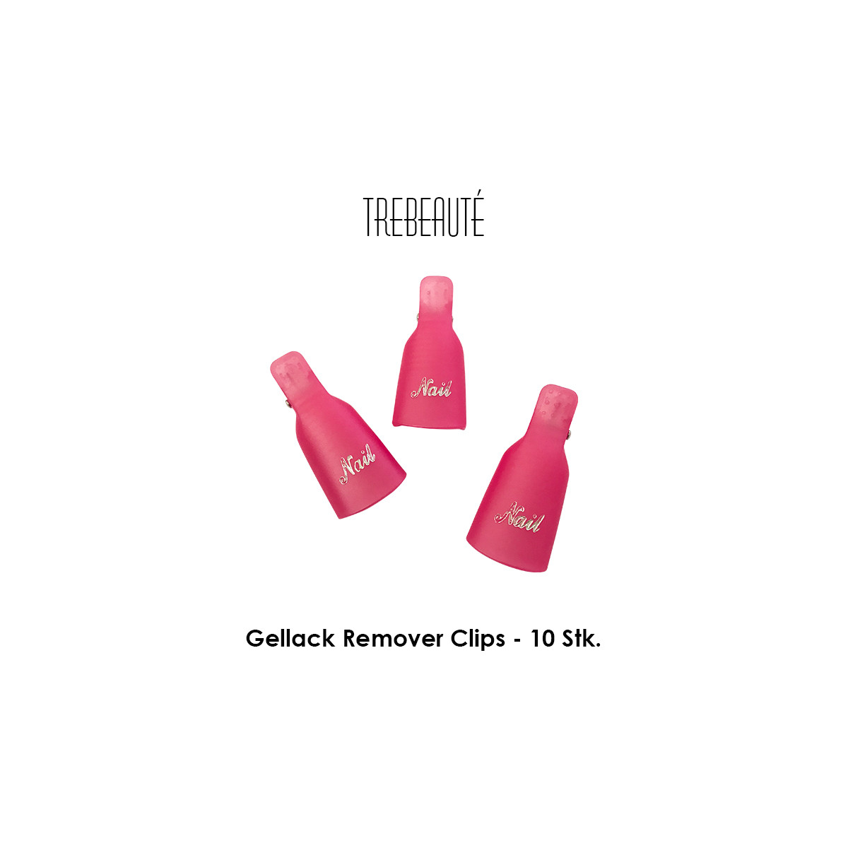 Gellack Remover Clips - 10 Stk.