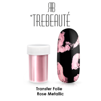 Transfer Nagelfolie Hochglanz - Metallic Rose