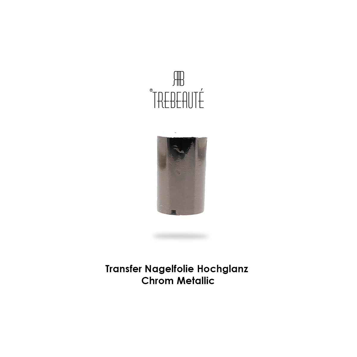 Transfer Nagelfolie Hochglanz - Metallic Chrom glatt