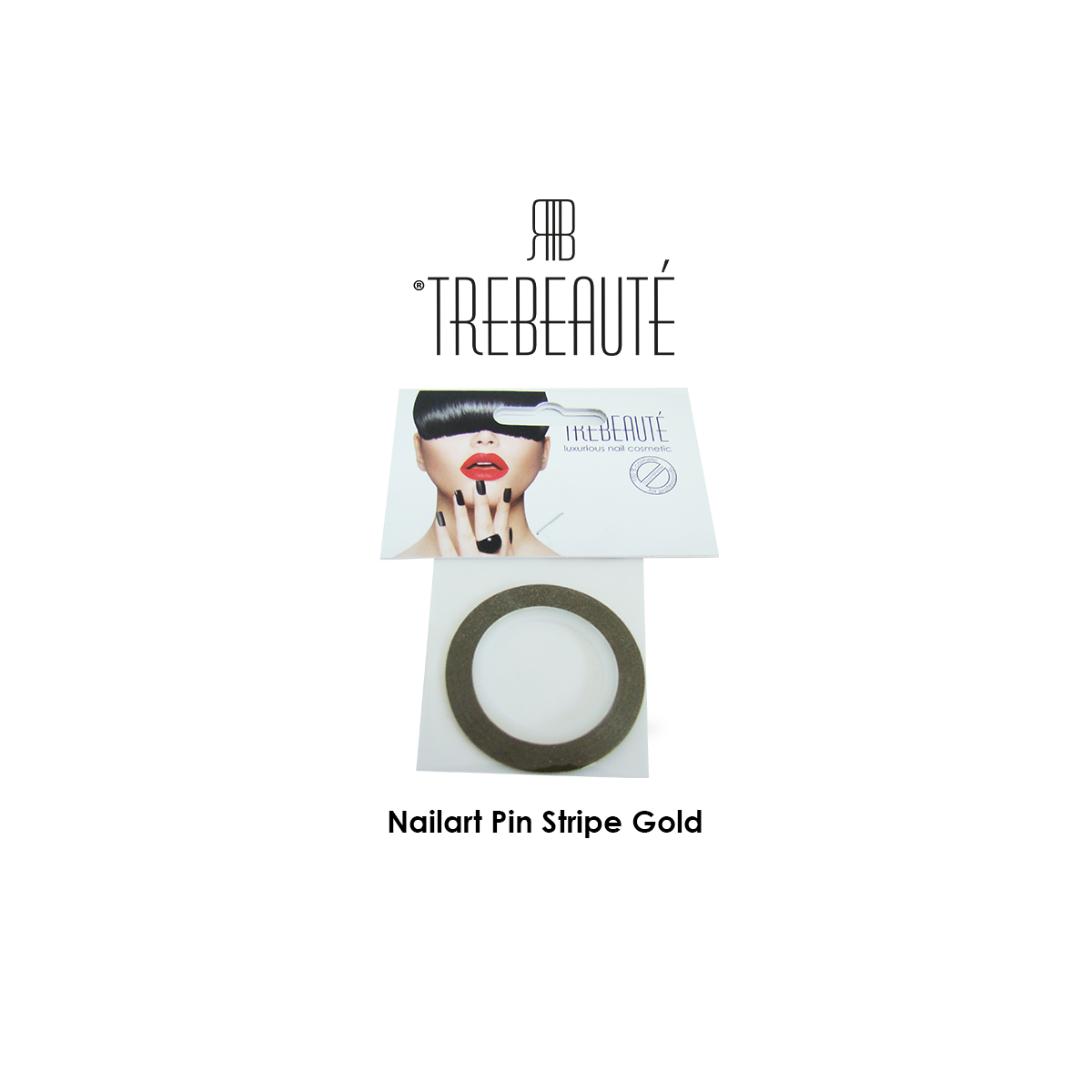 Nailart Pin Stripe Gold