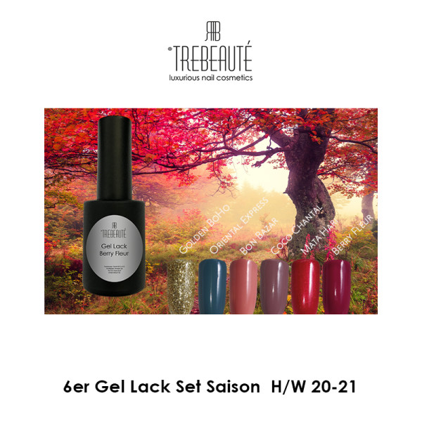 6er Gel Lack Set Saison Herbst Winter 21 Trebeaute Luxurious N 39