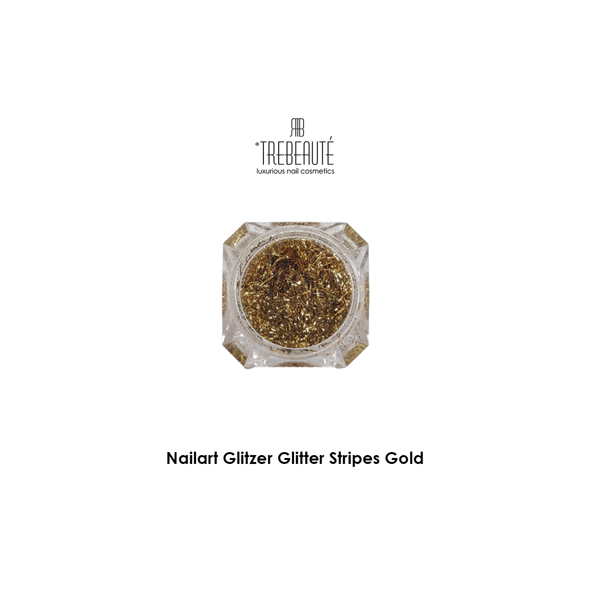 Nailart Glitzer Glitter Stripes-Gold