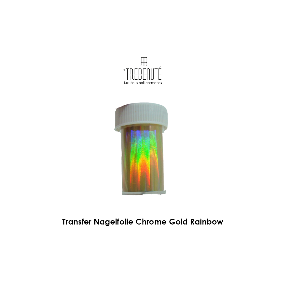 Transfer Nagelfolie Rainbow-Pastell