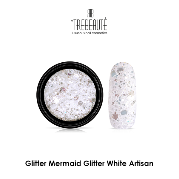 Trebeauté Mermaid Glitter White Artisan