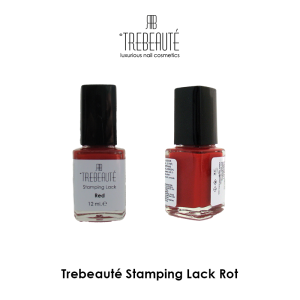 Trebeauté Stamping Lack - Rot - 12ml