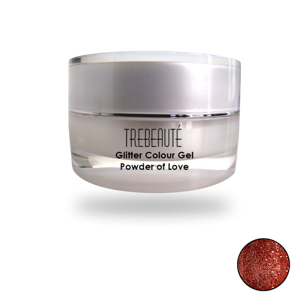 Colour Gel Glitter Powder of Love 5ml