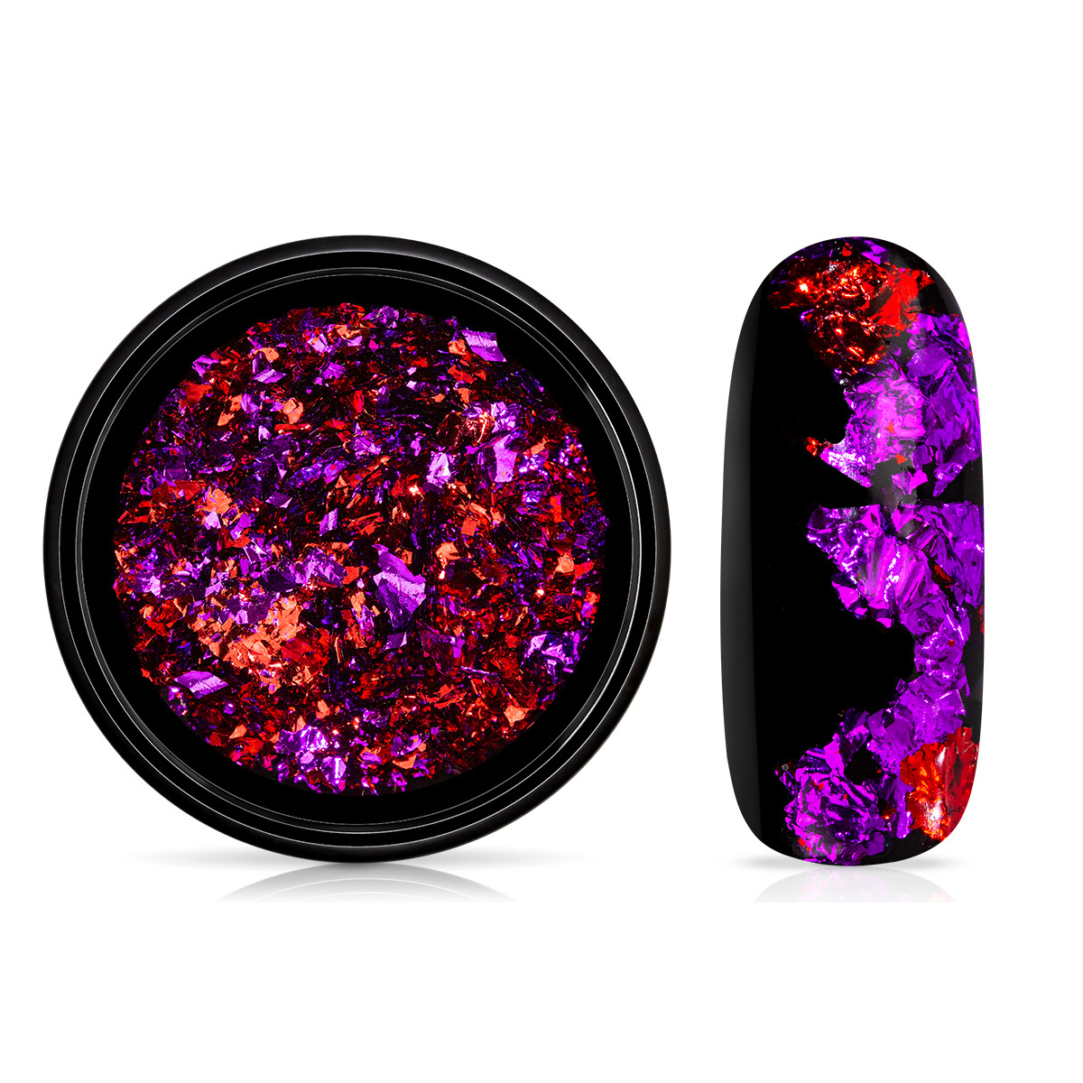 Soft-Foil Flakes Purple Red box