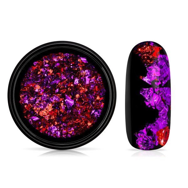 Soft-Foil Flakes Purple Red