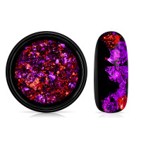 Soft-Foil Flakes Purple Red
