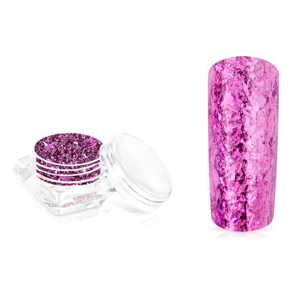 Mirror Flakes Pink