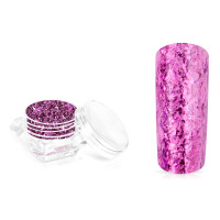 Mirror Flakes Pink