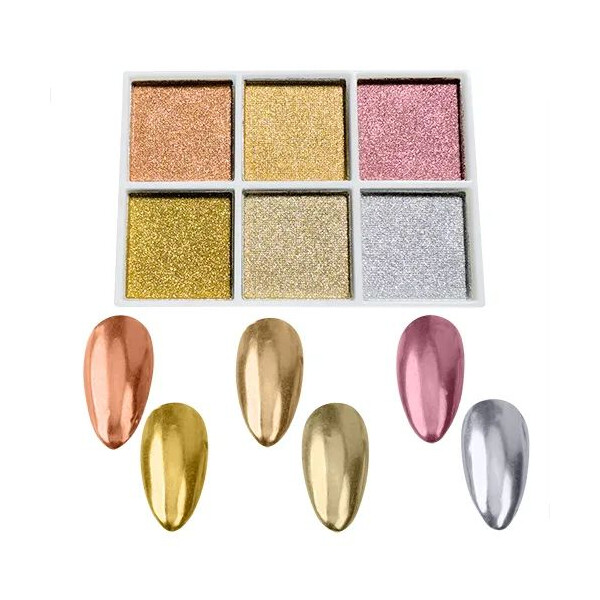 Trebeauté Chrome Pigment Set 6er