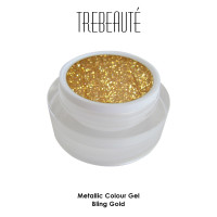 Colour Gel Metallic Bling Gold 5ml