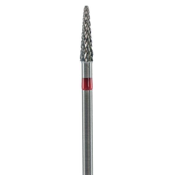 KEF31051O - Vollhartmetall Kegelfräser mit Schneidspitze, Kreuzverzahnung